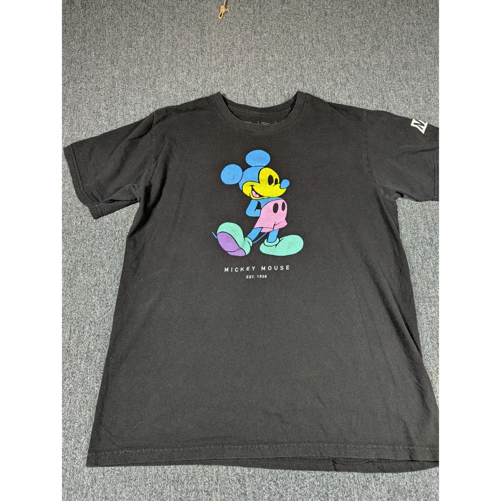 Disney Collection by Neff Mickey Mouse Graphic T-Shirt Black Mens Medium